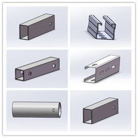 ราคาดี Hot Dip Galvanized Steel Profile Cold Bend Solar Mount Brace Support Framing ออนไลน์