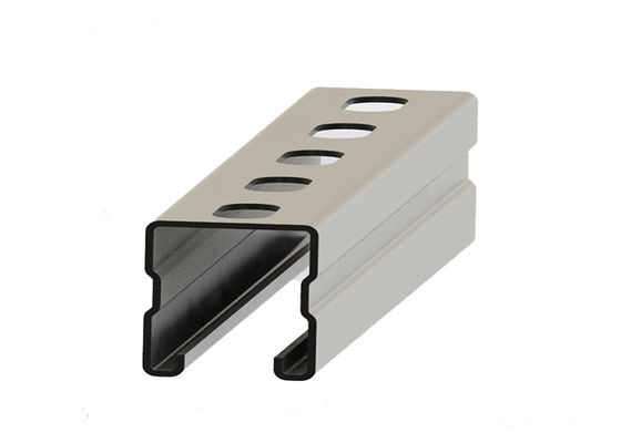 ราคาดี HDG Perforated Galvanized U Channel , PV Mounting Structure Cold Formed Channel ออนไลน์