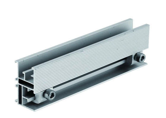 ราคาดี Adjustable Extruded Aluminum Rail , Solar Panel Mounting System Aluminium Profile Rail ออนไลน์