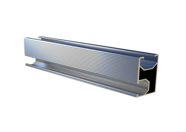 ราคาดี 10-12um Aluminum Slotted Rail Extruded Roof Mounting Silver Anodizing 6005-T5 ออนไลน์
