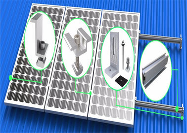 ราคาดี Vertical Flat Roof Mounting System High Anodized Aluminum Extrusion Frame ออนไลน์