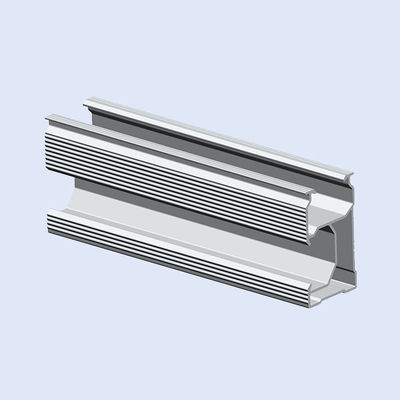 ราคาดี Extruded Aluminum Slotted Rail For Photovoltaic Module Mounting Systems OEM ออนไลน์