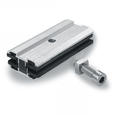 ราคาดี Anti Corrosion Thin Solar Module Clamps Horizontal Vertical Frameless ออนไลน์