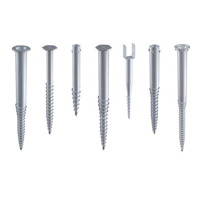 ราคาดี Stainless Steel Solar Screw Piles, Potovoltaic Mounting Foundation Ground Galvanized Earth Screw Anchors ออนไลน์