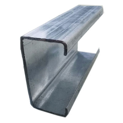 ราคาดี Q235 Q345 Galvanized Steel Channel Sections For Mounting Stand Racking Brackets ออนไลน์