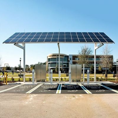 ราคาดี Flexible 5deg-15deg 2.5~3m Width Single Multi Carport Solar Systems ออนไลน์