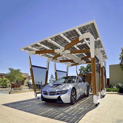 ราคาดี 10-60° Galvanized Steel PV Solar Carport Mounting Systems ออนไลน์