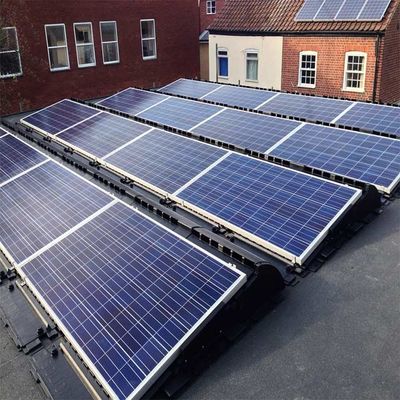 ราคาดี 0-20m Height Hot Galvanized Steel Flat Roof Solar PV Mounting System ออนไลน์