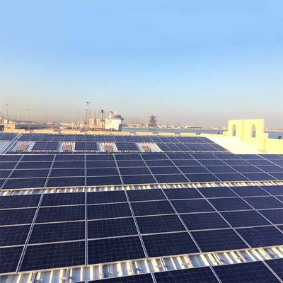 ราคาดี 60deg Roof 0.5mm Solar PV Mounting Systems Wind Load 130mph ออนไลน์