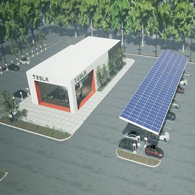 ราคาดี Anodized Photovoltaic Panel Structure For Carport ออนไลน์