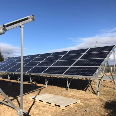 ราคาดี Hot Dip Galvanized Q235B / Q345B steel photovoltaic mounting system solar ground mounting bracket ออนไลน์