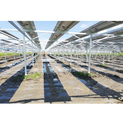 ราคาดี Hot Galvanized Q235B Q345B Ground Mounted solar PV Systems solar bracket ground mounting ออนไลน์