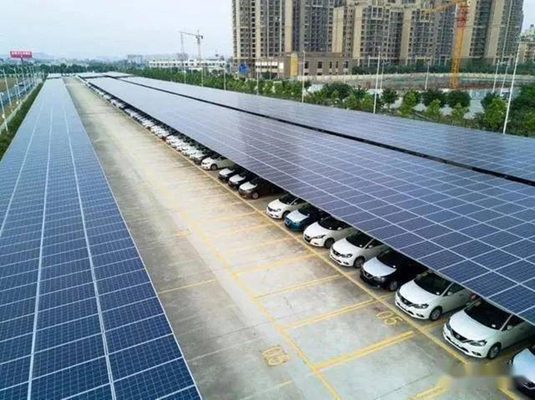 ราคาดี Original Carbon Steel Waterproof Solar Carport Mounting System ออนไลน์