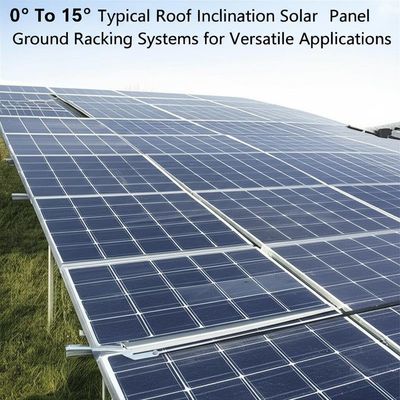 ราคาดี 0° To 15° Typical Roof Inclination Solar Panel Ground Racking Systems for Versatile Applications ออนไลน์