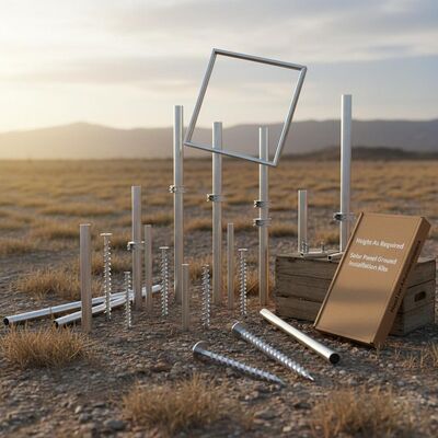 ราคาดี ความสูงตามความต้องการ ชุดการติดตั้งพื้นที่แผงแสงอาทิตย์ ให้ความลึกไม่จํากัด ยอมให้มีการปรับความสูงตามต้องการและการติดตั้งพื้นที่ที่ปลอดภัย ออนไลน์