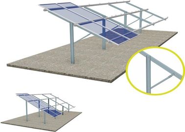 ราคาดี Silver Solar Panel Ground Mounting Systems Support Structure Photovoltaic Stents High Stability ออนไลน์