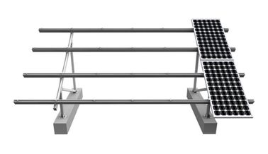 ราคาดี Durable Solar Panel Flat Roof Mounting Kits , Rapid Installation Photovoltaic Mounting System ออนไลน์