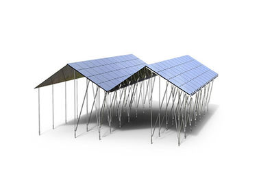 ราคาดี On Off Grid Greenhouse Solar System Sustainable Durable Steel Photovoltaic Panel Frames ออนไลน์
