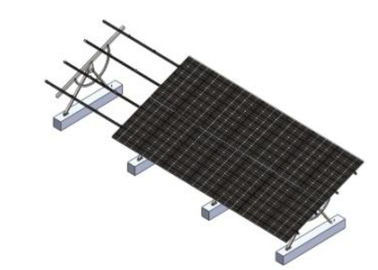 ราคาดี Photovoltaic Fixing Bracket Solar Mounting System , Landscape Solar Panel Racking System ออนไลน์