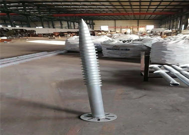 ราคาดี Deep Foundation Helical Screw Piles , PV Mount Galvanized Earth Screw Anchors ออนไลน์