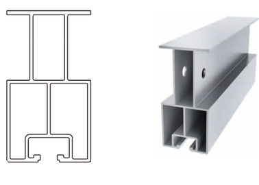 ราคาดี Customized Size Aluminum Slotted Rail Roof Open Field Anodized Surface Treatment ออนไลน์