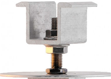ราคาดี Adjustable Frameless Solar Panel Earthing Clamps , Commercial Solar Mounting Clamps ออนไลน์