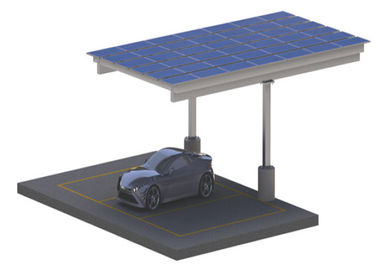ราคาดี Galvanized Residential Solar Carport Structures , On Off Grid Solar Power Parking Lot ออนไลน์