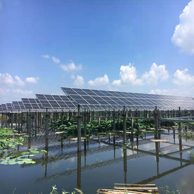 ราคาดี Precast Pile Single Post Solar Ground Mount Systems For Fishing - Light Complementary ออนไลน์