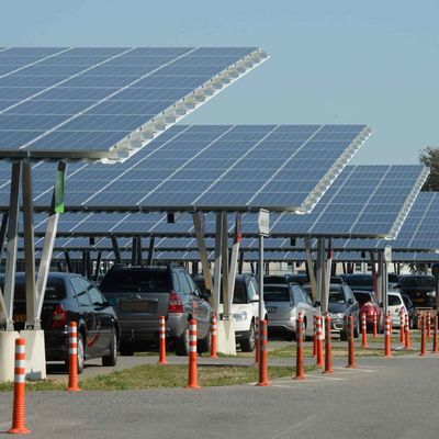 ราคาดี Ground Mount Carport Solar Systems with Natural Color 10 15 20 30 Tilt Angle ออนไลน์