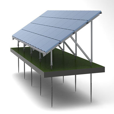 ราคาดี Screw Pile Solar Panel Ground Mounting Systems Wide Application ออนไลน์