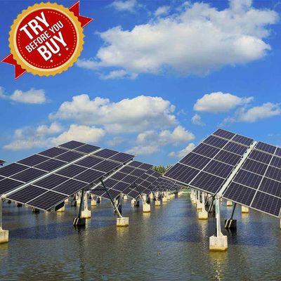 ราคาดี Rust Protection PV Mounting Brackets Fishing-Light Complementary Solar Panel Ground Mounting System For Fish Farm ออนไลน์