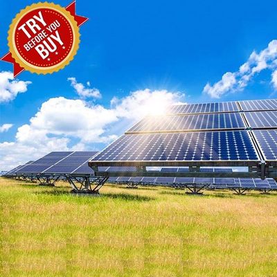 ราคาดี Steel Pile Solar Panel Ground Mounting Systems Rapid Installation 20M Max Building Height ออนไลน์
