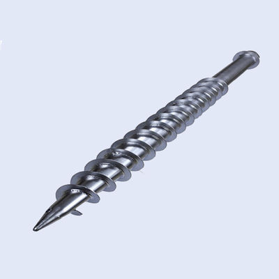 ราคาดี Silver Ground Screw Piles Q235 Galvanized Steel 76MM Helical Earth Anchor ออนไลน์