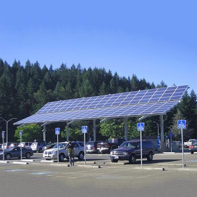 ราคาดี Commercial Carport Solar Systems Arrays Support EPC Aluminium Steel Q345B Al6005 ออนไลน์