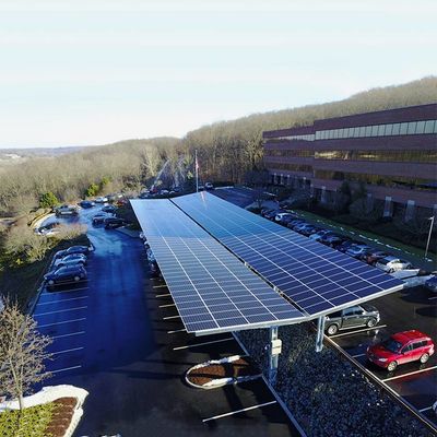 ราคาดี High Quality Photovoltaic Carport 20M Max Building Height Framed Module Solar Car Parking Mounting Systems ออนไลน์