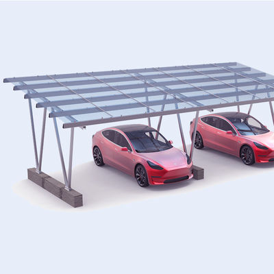 ราคาดี Residential Carport Solar Systems Aluminum Alloy  PV Panel Support System 130mph Wind Load Custom Size Car Shed Parking ออนไลน์
