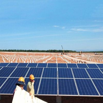 ราคาดี Natural Hot Dip Galvanized 6mm Solar Panel Ground Mounting Systems ออนไลน์