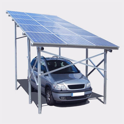 ราคาดี Flexible Galvanized Steel 20kw Solar Carport Structures ออนไลน์