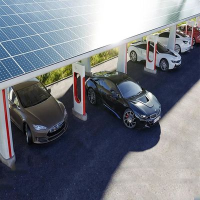 ราคาดี Anodized Aluminum On Off Grid PV residential solar carport kit ออนไลน์
