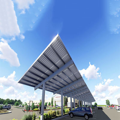 ราคาดี Span 5000mm PV Carport Solar Systems For Private Parking Lot ออนไลน์