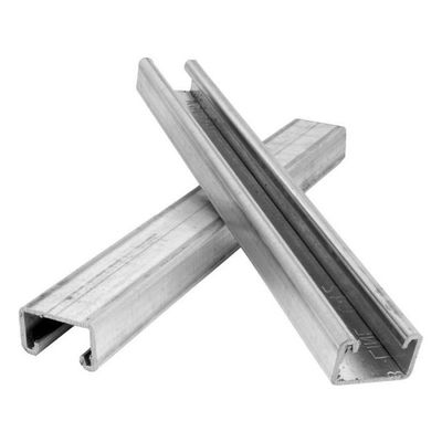 ราคาดี Building or Construction HDG Perforated Galvanized U Channel, PV Mounting Structure Cold Formed Channel for Solar System ออนไลน์