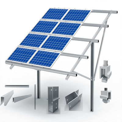 ราคาดี Anodized AL6005-T5 Aluminum Extrusion Profiles Solar Panel Bracket ออนไลน์