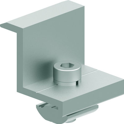 ราคาดี Open Ground 6063,6005 Customized Solar Panel Earthing Clamps Home Rail Components For PV Systems ออนไลน์