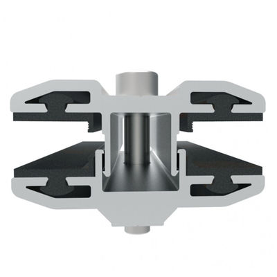 ราคาดี Aluminum Alloy Solar Panel Clamps Extrusion Profile Frame Bracket Double Glass Module Solar System Components ออนไลน์