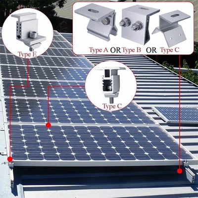 ราคาดี Great Quality Solar Mounting Accessories Module Bracket Components For Frameless PV module ออนไลน์