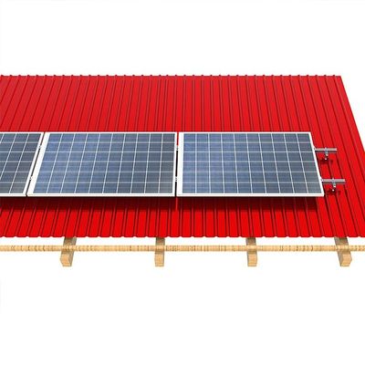 ราคาดี 0° To 15° Typical Easy and quick Installation Rustproof Reusable Flat Solar Mounting Brackets For PV Plant Systems ออนไลน์