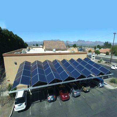 ราคาดี Up To130mph Solar Carport 60kw for Car Port Parking Ground Mounting System​ ออนไลน์
