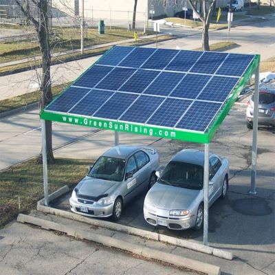 ราคาดี Width 2.5~3m Residential Module Mounting Brackets Structure Carport Solar Power Parking Lot ออนไลน์