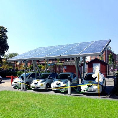 ราคาดี Residential On Off Grid Solar Power Parking Lot Mounting Brackets PV Carport ออนไลน์