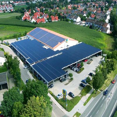 ราคาดี Vertical Horizental High Intensity Prefabricated Carport Racking Solar Systems ออนไลน์